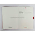 High Quality PU Hardcover Moleskine Notebook with Vodafone Logo